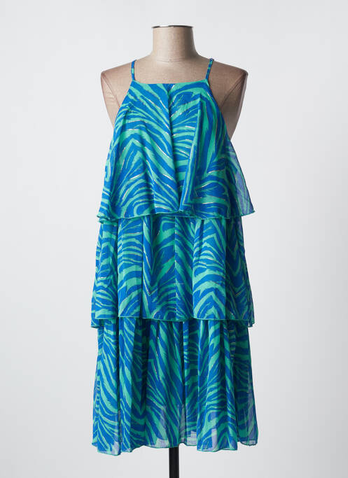 Robe mi-longue bleu LILI SIDONIO pour femme