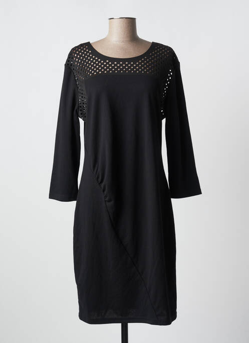 Robe mi-longue noir FRANSA pour femme