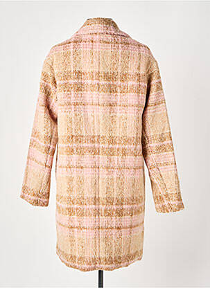 Manteau long coupe droite sans capuche beige MOLLY BRACKEN femme