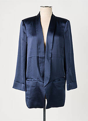 Veste casual coupe droite bleu LPB femme