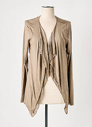 Gilet manches longues manches longues beige PAKO LITTO femme