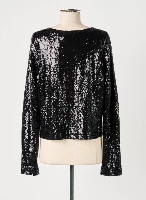 Gilet manches longues noir CREAM pour femme