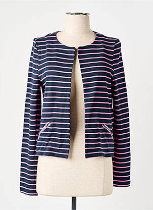 Veste casual col rond bleu VERO MODA femme