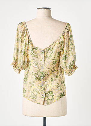 Blouse légère et transparente manches courtes beige KAPORAL femme