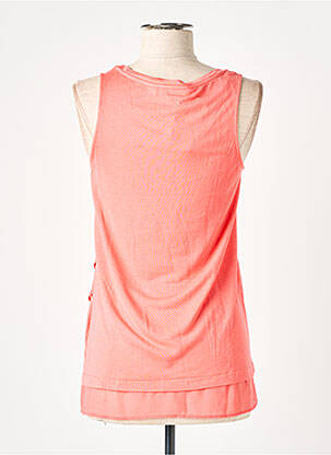 Débardeur stretch sans manche rose DESIGUAL femme