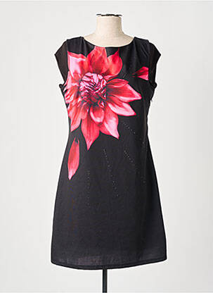 Robe courte sans manche sans manche noir DESIGUAL femme