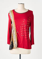 T-shirt rouge DESIGUAL pour femme seconde vue