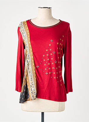 T-shirt rouge DESIGUAL pour femme