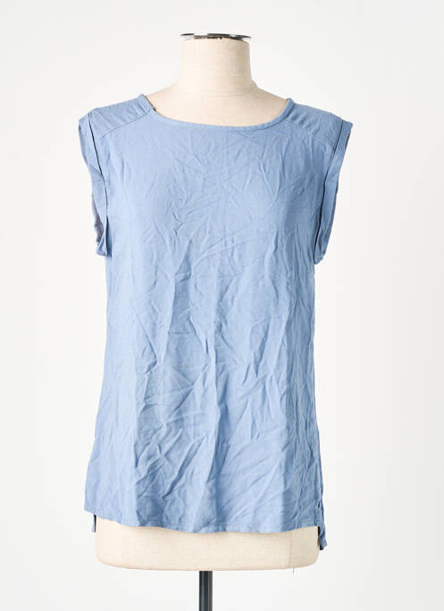 Top bleu PAKO LITTO pour femme