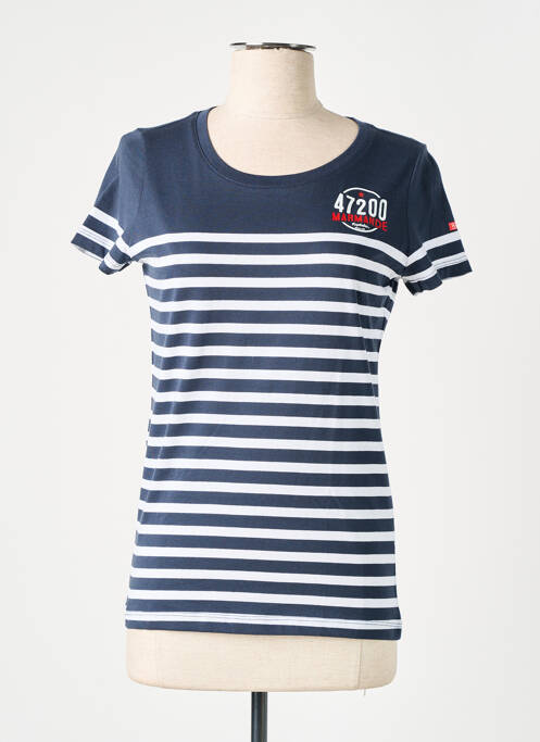 T-shirt bleu KAPITALES pour femme