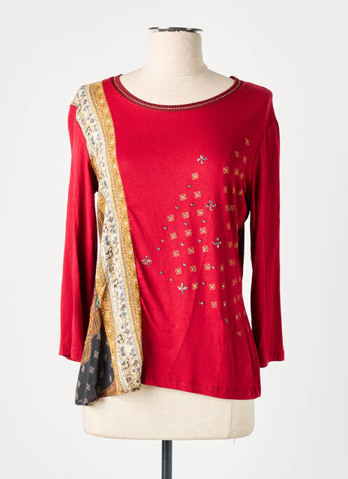 T-shirt rouge DESIGUAL pour femme