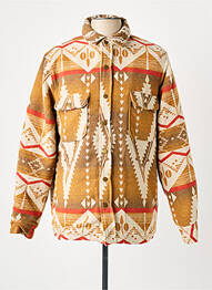 Manteau court col chemisier sans capuche beige FRILIVIN homme