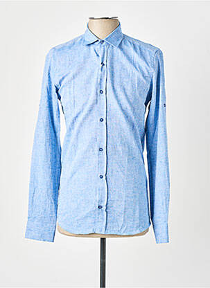 Chemise manches longues manches longues bleu HOPENLIFE homme