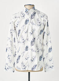 Chemise manches longues manches longues bleu KHARMA homme