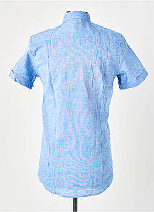 Chemise manches courtes coupe cintrée bleu fonce HOPENLIFE homme