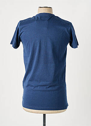 T-shirt coupe cintrée manches courtes bleu HOPENLIFE homme