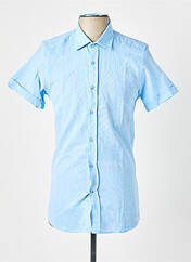 Chemise manches courtes bleu clair HOPENLIFE pour homme seconde vue