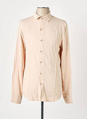 Chemise manches longues beige FRILIVIN pour homme seconde vue