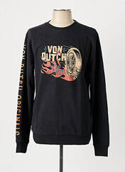 Sweat-shirt noir VON DUTCH pour homme seconde vue