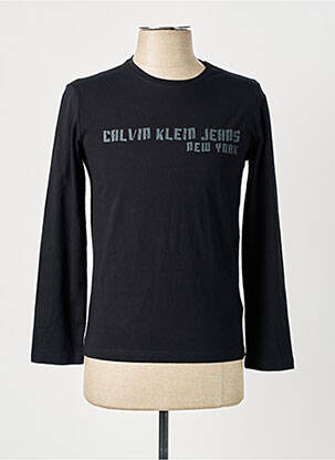 T-shirt noir CALVIN KLEIN pour homme