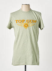 T-shirt vert TOP GUN pour homme seconde vue