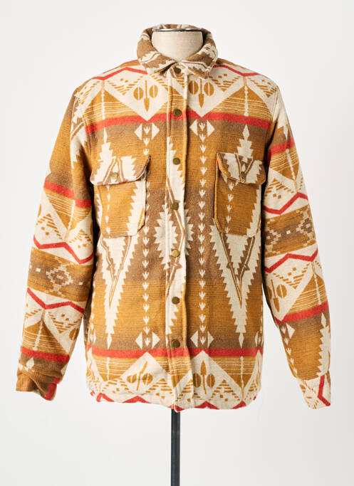 Manteau court poches sans capuche beige FRILIVIN homme