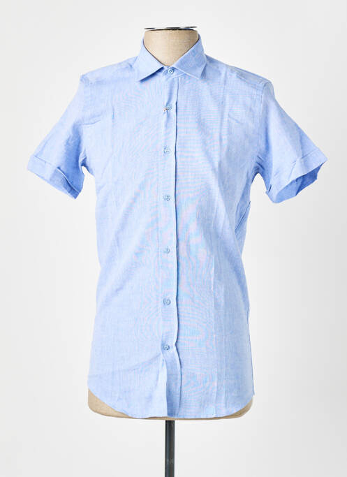 Chemise manches courtes bleu HOPENLIFE pour homme