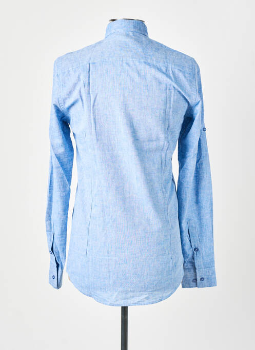 Chemise manches longues bleu HOPENLIFE pour homme