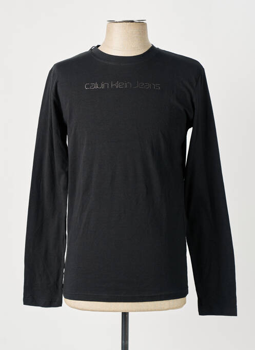 T-shirt noir CALVIN KLEIN pour homme