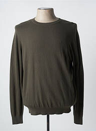 Pull col rond manches longues vert SALSA homme