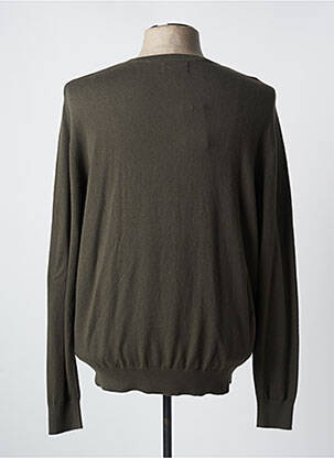 Pull col rond manches longues vert SALSA homme