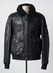 Blouson noir DAYTONA pour homme seconde vue