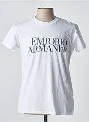 T-shirt blanc EMPORIO ARMANI pour homme seconde vue