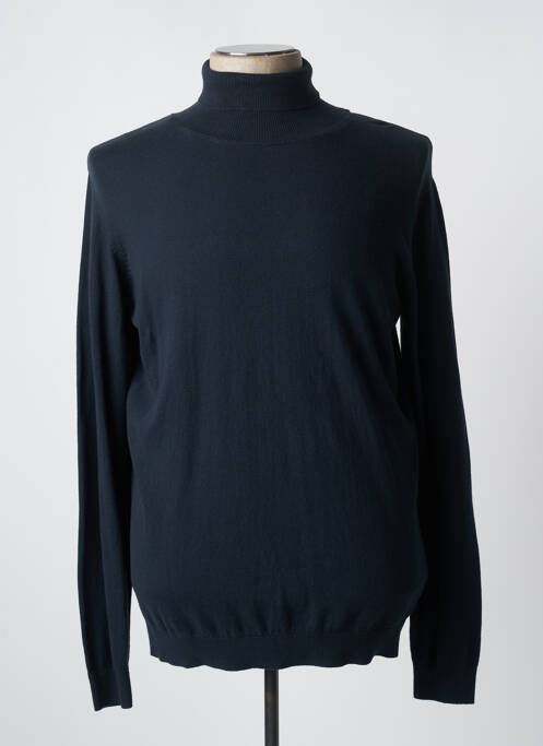 Pull col roulé bleu TIFFOSI pour homme