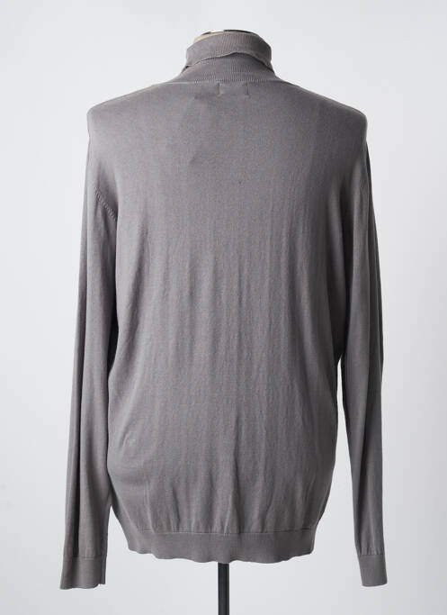 Pull col roulé gris TIFFOSI pour homme