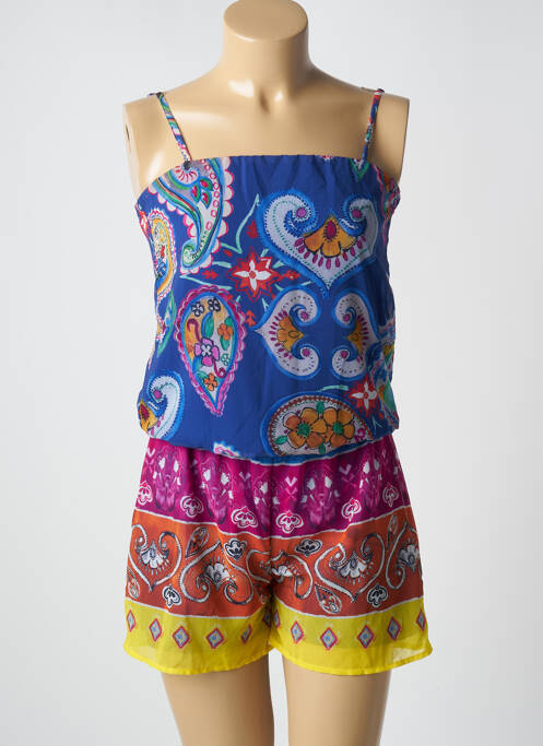 Combishort bleu DESIGUAL pour femme