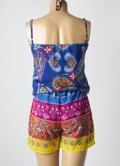 Combishort bleu DESIGUAL pour femme