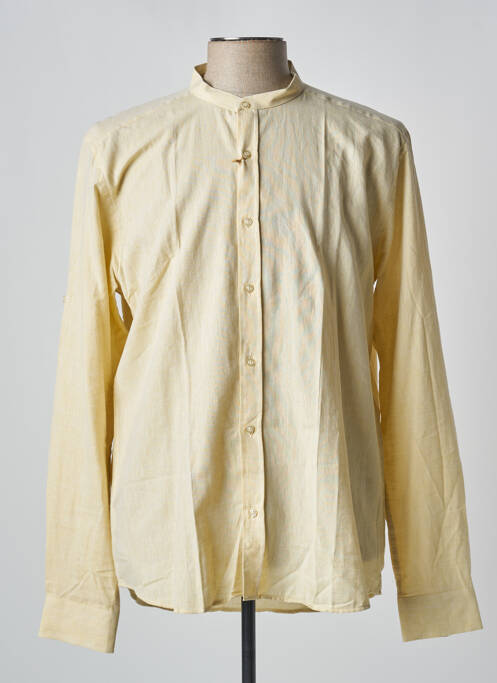 Chemise manches longues jaune HOPENLIFE pour homme