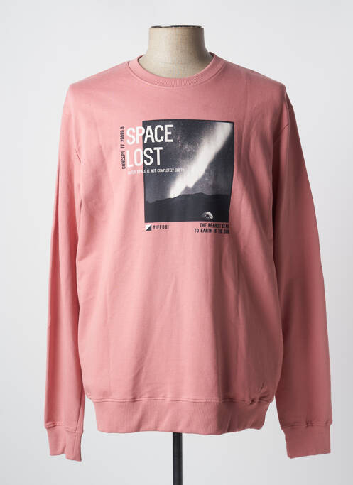 Sweat-shirt rose TIFFOSI pour homme