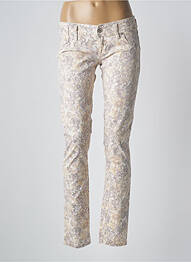 Pantalon slim poches beige FREESOUL femme