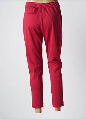 Pantalon 7/8 taille élastique rouge LPB femme