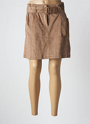 Jupe courte poches beige SALSA femme