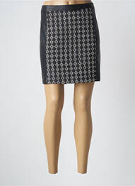 Jupe courte coupe droite noir MORGAN femme