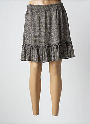 Jupe courte taille élastique noir TEDDY SMITH femme