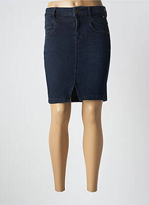 Jupe courte poches bleu FREEMAN T.PORTER femme