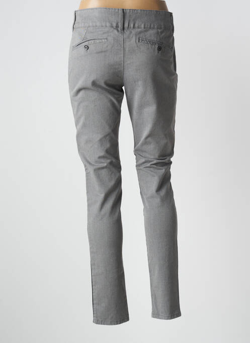 Pantalon slim gris LES TEINTURIERS pour femme
