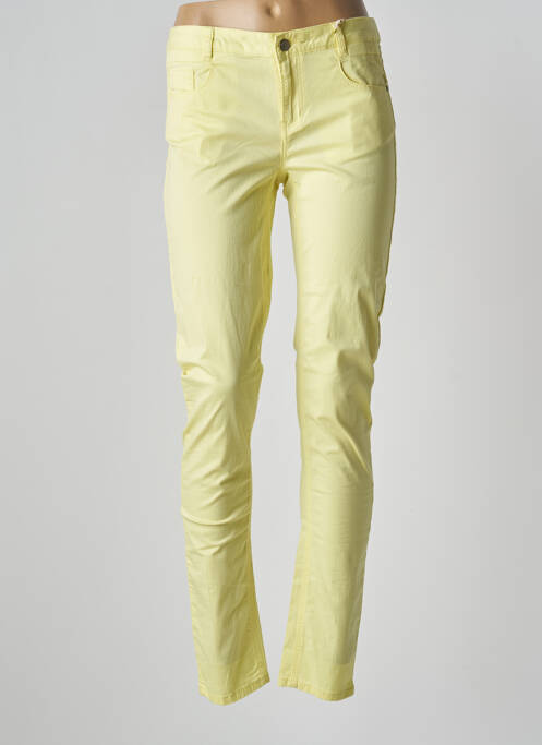 Pantalon slim jaune LPB pour femme