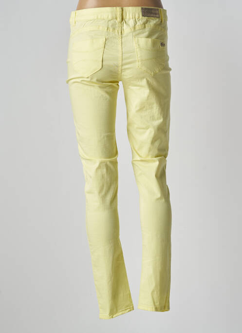 Pantalon slim jaune LPB pour femme