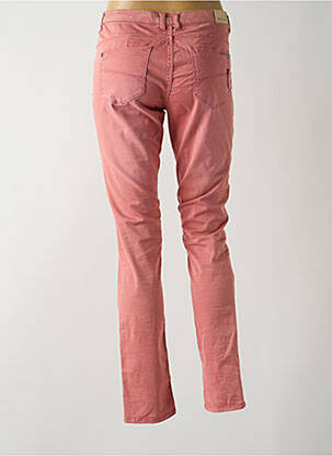 Pantalon slim taille basse taille basse rose GARCIA femme