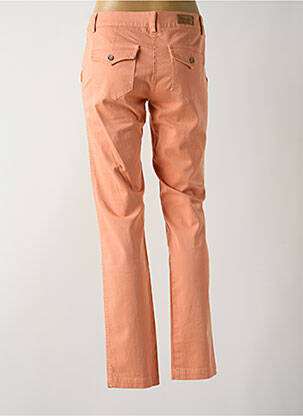 Pantalon slim tissage popeline taille normale orange PAKO LITTO femme